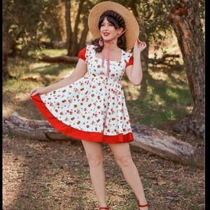 Unique Vintage x Strawberry Shortcake Babydoll Dress